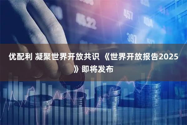 优配利 凝聚世界开放共识 《世界开放报告2025》即将发布